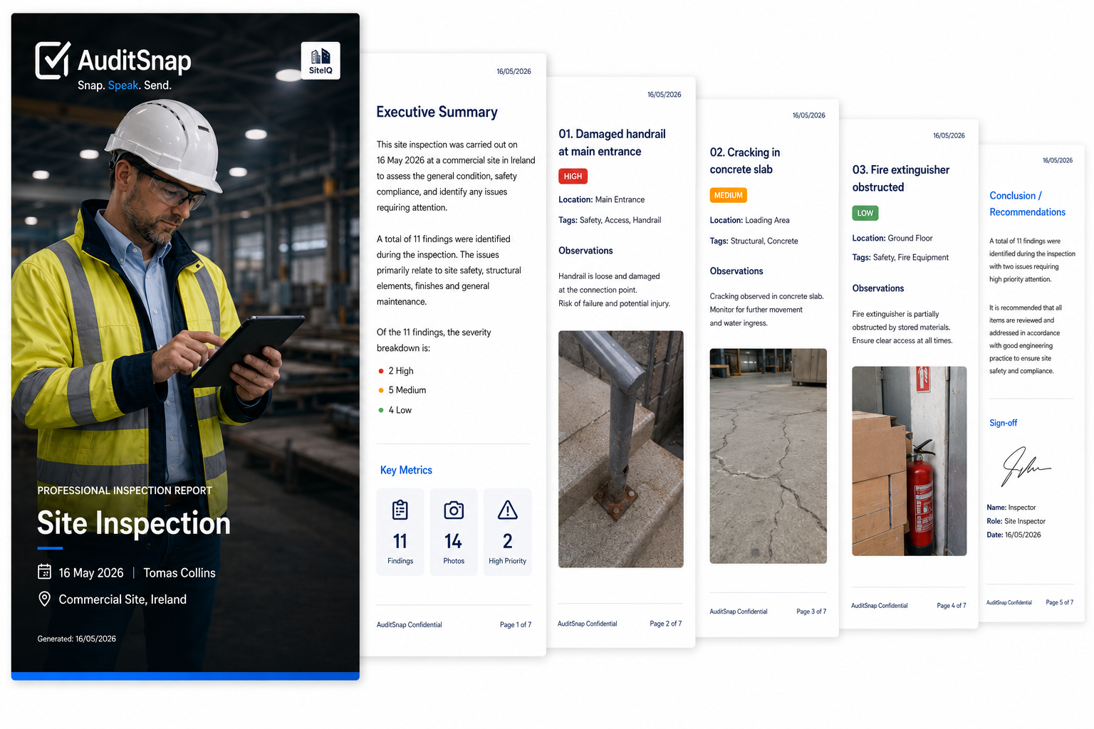 Inspection Testing Report Software AuditSnap™ | AI Inspection Reporting Software