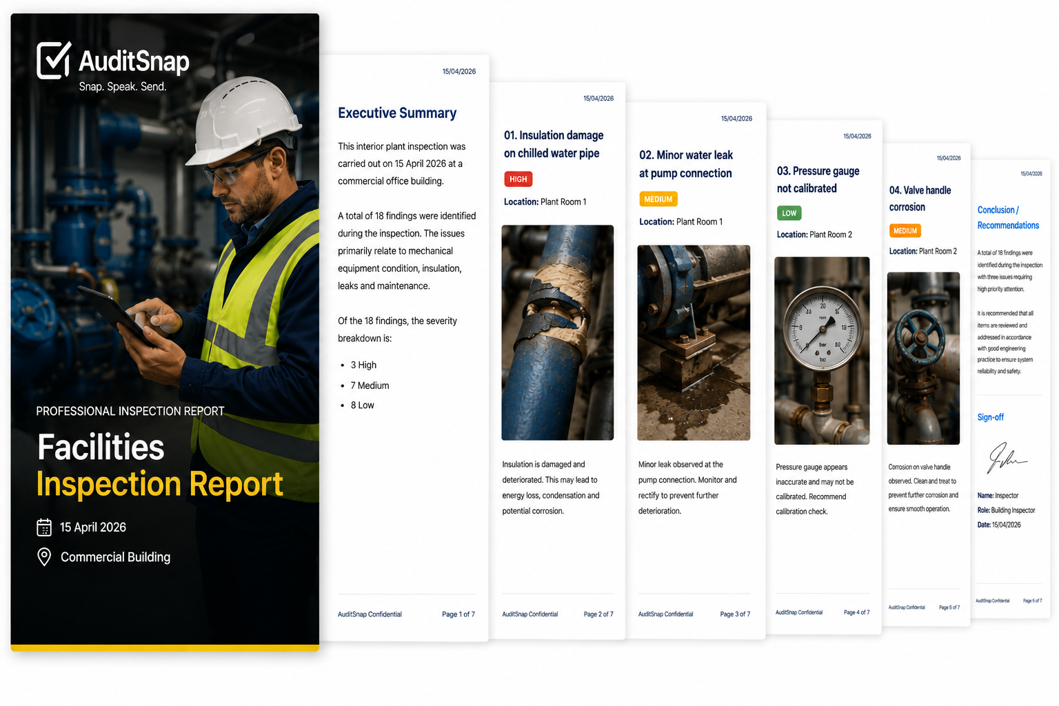 Editable Program Design For Inset AuditSnapβ’ | AI Inspection Reporting Software